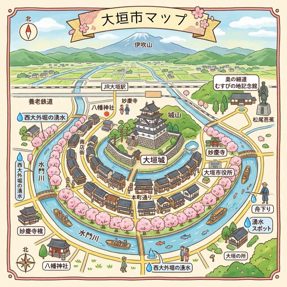 寄り添いマップイラスト